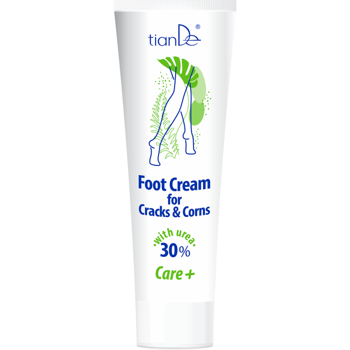 Cremă pentru picioare cu 30% uree, pentru crăpături și bătături, 80g
