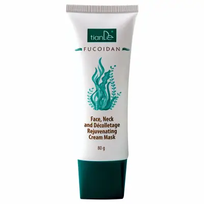 Mască cremă de întinerire pentru față, gât și decolteu Fucoidan, 80 g