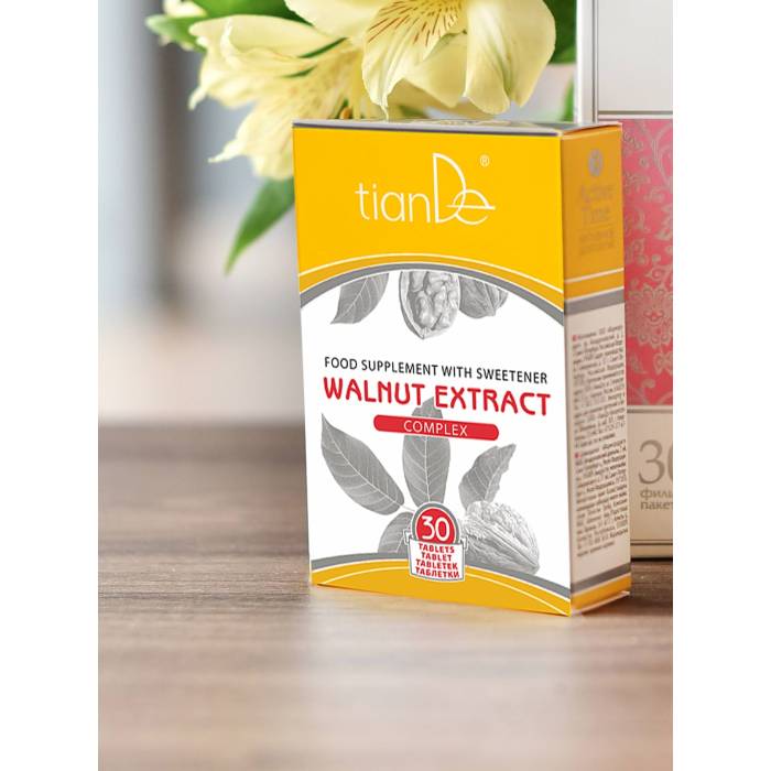 Extract din frunze de nuc, 30 tablete