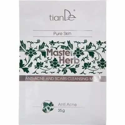 Mască de curățare anti-acnee și cicatrici "Master Herb", 35 g