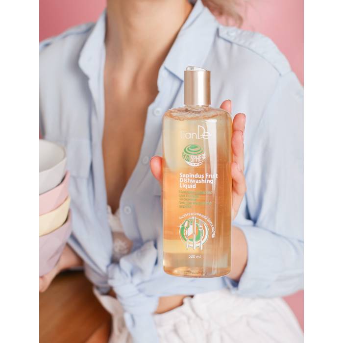 Detergent pentru vase pe bază de nuci de săpun, 500 ml