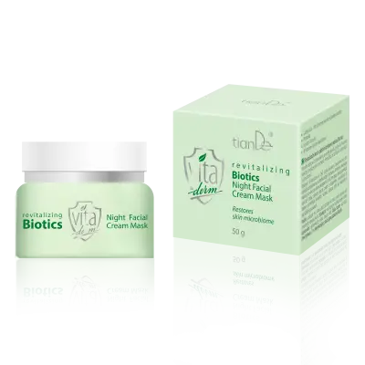 Mască cremă revitalizantă de noapte Biotics, 50 g