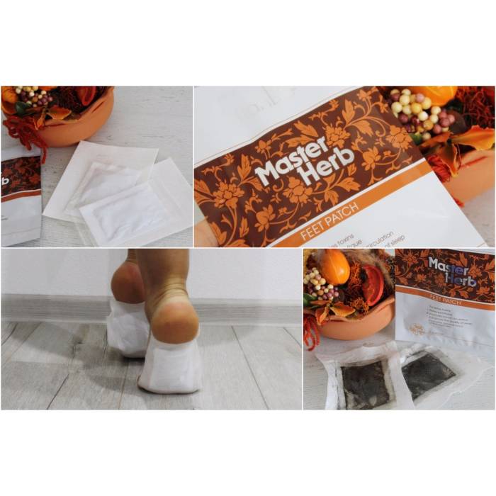 Plasturi pentru detoxificarea organismului cu plante, 2 buc