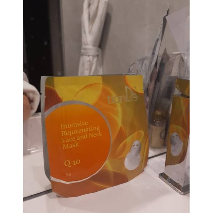 Mască de întinerire pentru față și gât cu Coenzima Q10, 35 g