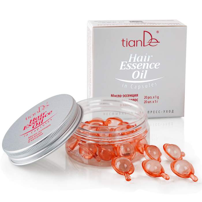 Esență de uleiuri pentru păr în capsule, 20 buc*1g