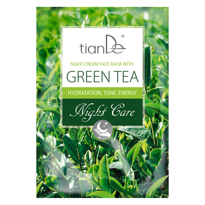 Mască cremă de noapte cu ceai verde, 18 g 