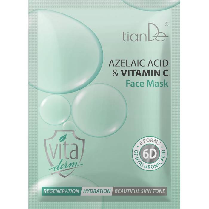 Mască de față cu acid azelaic și vitamina C