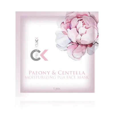 Mască de față hidratantă PGA cu Bujor și Gotu Kola, 1 buc