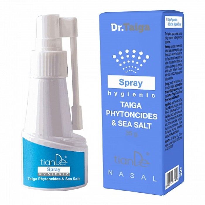 Spray igienic nazal cu fitoncide din Taiga și sare de mare, 35g